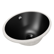 420mm Oval Ceramic Undermount Basin with Overflow